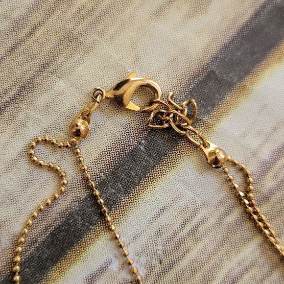 Goldtone Layered Necklace - Picture 5 of 5